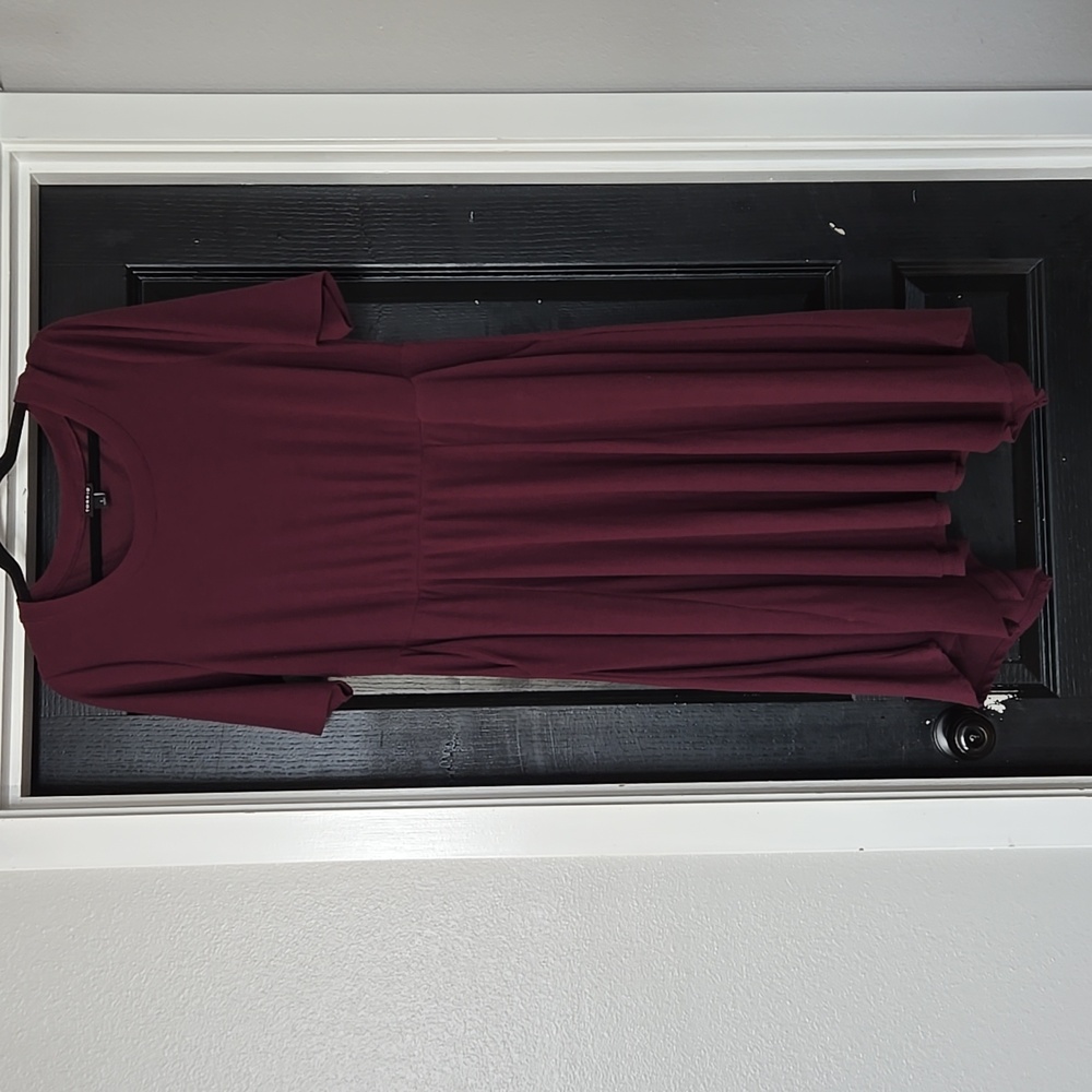 Torrid Ribbed Fit And Flare Handkerchief Hem Dress Size 1X